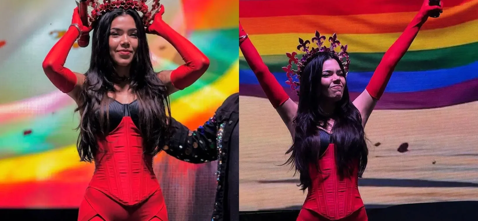 El pasado fin de semana Kenia Os hizo acto de presencia en la marcha capitalina del orgullo LGBT+.