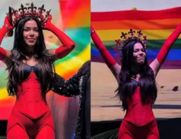 El pasado fin de semana Kenia Os hizo acto de presencia en la marcha capitalina del orgullo LGBT+.
