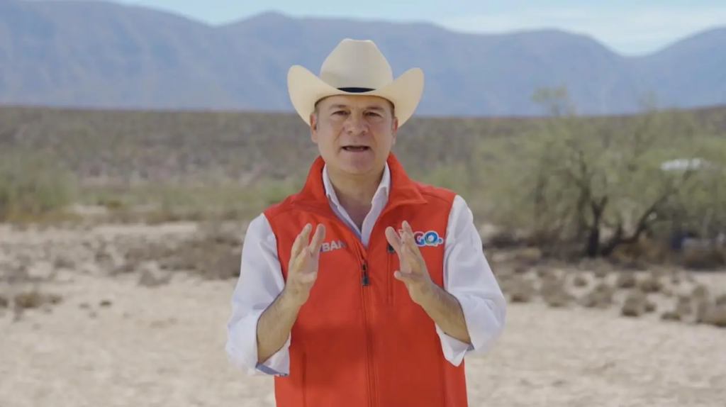 Esteban Villegas, gobernador de Durango. 